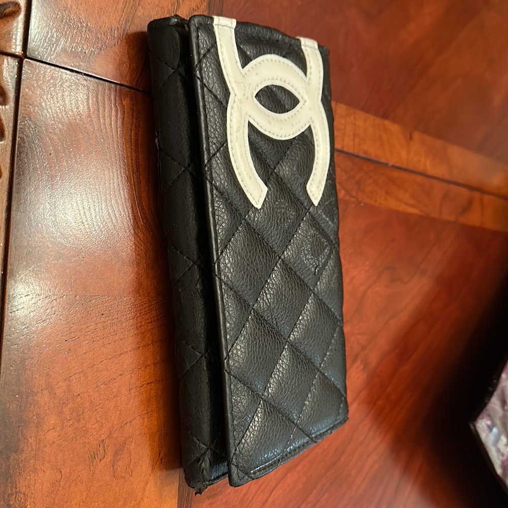 Black Coco Chanel wallet